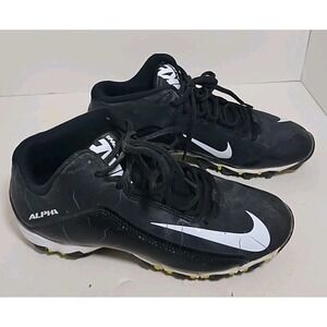 Nike‎ Alpha Shark Men's Size 7.5 Black Football Cleats